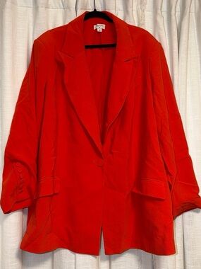 Sergio Hudson x Target 🎯 4X Red Women's Tailored Blazer Jacket